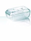 BHL Glass Cow Butter Dish With Lid