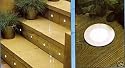 Micromark, Kit of 4 White LED Deck Lights 42mm