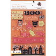 Kids Halloween Friends Clear Stamp 18 pc Set Martha Stewart Crafts