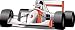 Wallmonkeys Peel and Stick Wall Decals - Formula One Race Car - Removable Graphic