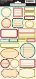 Cherry Hill Cardstock Stickers 5-1/2-Inch by 12-Inch Sheet, Label