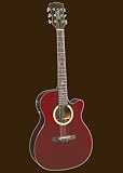 Sierra SA28CEWR Acoustic Electric Cutaway Guitar Set- Sunrise Series