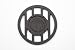 Halloween Harvest Inspired Pumpkin Round Cast Iron Branding Grill Iron Accessory