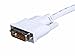 Monoprice Mini DisplayPort to DVI Cable - Supports Full HD 1080p Resolution, Gold Plated, 32AWG, 3 Feet, White
