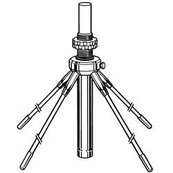 Solarcon Ground Plane Kit for Model A-99 Base Station Antennas - Solarcon GPK-1