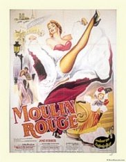 MOULIN ROUGE - VINTAGE MOVIE POSTER - NEW(Size 11"x17")
