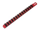 TEKTON 1882 3/8-Inch Drive Socket Holder and Organizer with 14 Clips