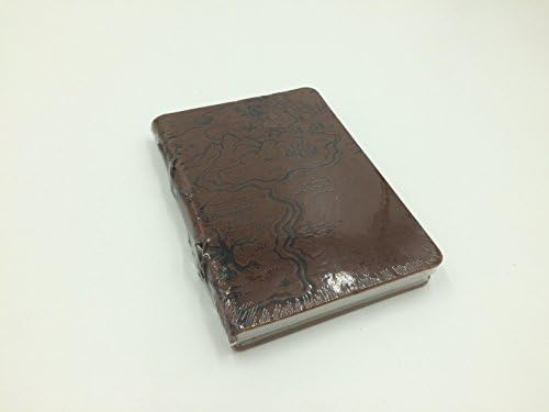 Virtuous Heart * Straps Diary Book Pirate Pendants ，Bandage Notebook ，160 Sheets, 1 Subject, 5.3 X 7.5 Inches， College Graph Ruled ，Wraparound Strap to Close,assorted Colors (Notebook, Diary) (Dark Coffee Color)