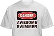 1Line Sports Awesome Swimmer T-Shirt