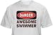 1Line Sports Awesome Swimmer T-Shirt
