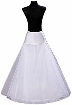 Balaladress White Bridal Petticoat for a Line Bridal Wedding Dress