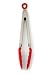 Swissmar 14-1/4-Inch Silicone Locking Tongs, Red