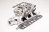 Edelbrock 20354 Performer RPM Dual-Quad Air-Gap Manifold and Carburetor Kit