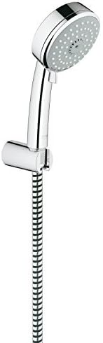 Tempesta 27588001 Cosmopolitan 100 Shower Set with Wallholder and Three Spray Options by Tempesta