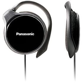 Panasonic RP-HS46-K SLIMZ Ear-Clip Headphones with Ultra-Slim Housing (Black) by Panasonic