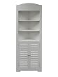 Ellsworth Tall Corner Etagere  - White