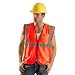 Occunomix ECO-GCS Class 2 Value Mesh Surveyor Safety Vest-Orange-2/3X