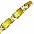 14K Yellow Gold. Fancy Men's Bracelet