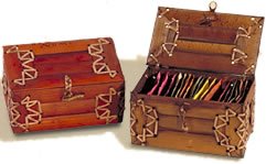 Bamboo Treasure Chest- Treasure Chest - Dark Mahogany by Numi