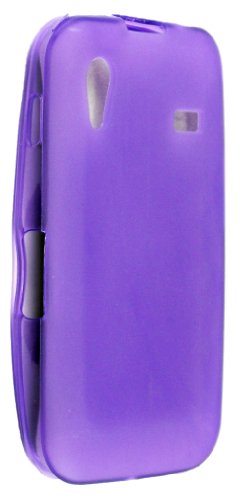 A PACK OF BLACK + PURPLE COLOUR GEL PROTECTION CASE COVER FOR SAMSUNG GALAXY ACE S5830