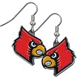 Louisville Cardinals Enameled Zinc Logo Earrings - NCAA College Athletics Fan Shop Sports Team Merchandise