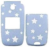 Blue / White Star - Nokia 6101 6102 6102i Faceplate Cell Phone Cover