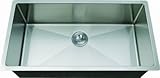 C-TECH-I LI-1900-R Emilia 16 Gauge Single Bowl Undermount Kitchen Sink