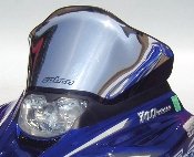YAM SRX 00-03(Dual Beam) Low Chrome Cobra Windshield