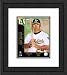 Framed Kurt Suzuki Oakland Athletics Photograph