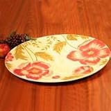 Ambiance Anemone 18- by 14-Inch Oval Platter