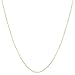 Kooljewelry 14k Yellow, White or Rose Gold 0.7 mm Long Box Chain (16, 18, 20, 22, 24, or 30 inch)