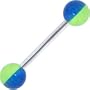 SEAFOAM Glow-N-Dark Barbell Tongue Ring