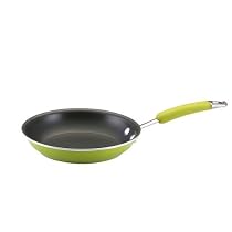 Rachael Ray 12-Inch Porcelain-Enamel Open Skillet, Green