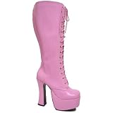 Search : Pink Platform Lace-Up Goth Gothic Harajuku Go-Go Boots