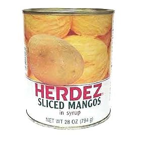 Herdez Sliced Mango in Syrup, 28 oz.