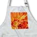 Bright orange Flowers - Waist Apron With Pockets