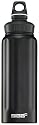 Sigg Wide Mouth Loop Top Water Bottle (1-Liter, Black)