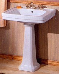 Deco Style Pedestal Sink - 24