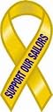 Support Our Sailors Ribbon Magnets
