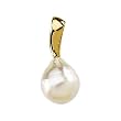14K Yellow Gold Paspaley South Sea Cultured Fashion Circle Pearl Pendant - 11.00mm