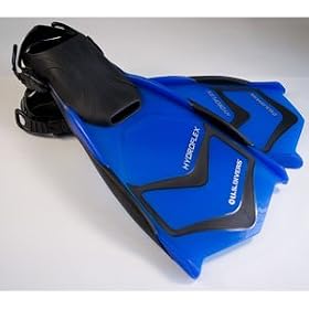 US Divers Hydroflex adjustable snorkeling fins