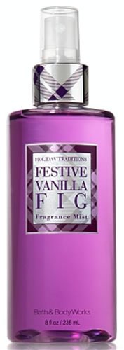 Bath & Body Works Holiday Traditions Festive Vanilla Fig Fragrance Mist 8 fl oz (236 ml)