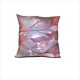 Walt Disney Signature Autumn Awakes Leather and Linen Square Pillow