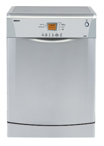 Beko DFN 6631S Geschirrspüler / AAA / 1.05 kWh / 12 MGD / 13 L / silbern / 47 dB / 6 Spülprogramme / Waterstop / Display