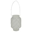 Frost Tealight Holder Glass and Gauze Large