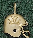 Virginia Cavaliers "Helmet with Sabres" Pendant - 14KT Gold Jewelry