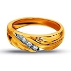 Ring Jewellery Ag Real Diamond Three Stone Gents Ring # AGSR0045