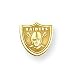 14K Oakland Raiders Shield Tie Tac