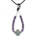 Amethyst and Aquamarine Nursing Necklace