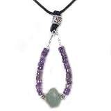Amethyst and Aquamarine Nursing Necklace